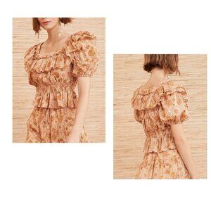 Ulla Johnson Warner Blouse In Meadow Size‎ 4, New with tag